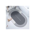 Sihirli Süper Su Emici Kaymaz Tabanlı Oval Paspas Banyo Paspası süper emici paspas