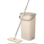 Sihirli Tablet Mop Yer Duvar Silme Temizlik Kova Seti 8 Lt -F400 - Renkli - standart