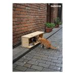 SihirliEkran Kedi mama kabı, sokak kedileri için mama kabı yağmurdan korumalı mama kapı, mama kabı standı