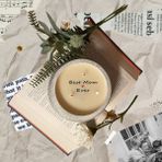 Siid Ticaret Saklı Mesajlı Kokulu Soya Mumu "best Mom Ever" - Beyaz
