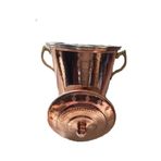 SİİRT ÜRÜNLERİ & KİLİM DÜNYASI Bakır Perde Pilav Tenceresi 8 Kişilik 23x15 cm KLM-DNYSPPT8