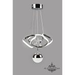 Şık 3 Renk LED Avize, Krom, Modern Tasarım, Salon, Mutfak, Yatak Odası, Koridor Için Ideal - Ahşap - Bej - Seçenek 1