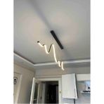 Şık 3 Renk LED Sarkıt Avize 120 Cm, Modern ve Elegant Aydınlatma Seçeneği - Altın - Gri - Seçenek 1