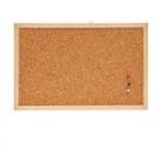 Şık 30X45 cm Mantar Panosu, Dekoratif ve Fonksiyonel Tasarım - Antrasit - Seçenek 1