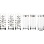 Şık 6'lı 200ML Beyaz Rakı Bardağı Seti, Zarif ve Kullanışlı Tasarım - Seçenek 1