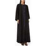 Şık Abaya Takımı ile Ramazan Etkinliklerinizi Özel Kılın 3 Parça Krepon Set - Siyah - XL