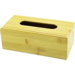 Şık Ahşap Bambu Peçetelik Kutu 11.5X23 cm