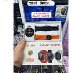 Şık Akıllı Saat, Amoled Ekran, Çift Kordon, Yeni Kasa, Siyah Renk - Seçenek 1 - Ahşap