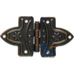 Şık Antik Yonca Menteşe 18X31 Mm, 1 Adet - Altın