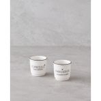 Şık Beyaz Porselen 2'li Espresso Fincan Seti, 90 Ml, Zarif ve Dayanıklı - Seçenek 1