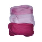 Şık Düğme Yün Keçe 50 gr 11- Pembe Pembe