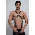 Şık Erkek Gömlek Kemeri, Erkek Pantolon Askısı, Deri Göğüs Harness - Brfm84