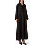Şık Nakışlı Abiye Kap, Modern Tesettür Şıklığı Için Ikonik Tasarım - Siyah - 58