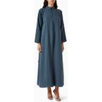 Şık Panel-Cut Abaya ile Konforlu ve Fonksiyonel Şeyla Takımı - Mavi - 53
