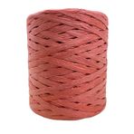 Şık Raffia Rafya Şapka Çanta Kağıt İp 200 gr YZS200 G22 Açık Bordo