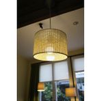 Şık Rattan Tekli Sarkıt Avize, Mutfak, Banyo, Oturma Odası Için Ideal - Seçenek 1 - Ahşap - Ceviz