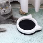 Şık Siyah Mermer Kedi Mama Kabı, Sağlıklı ve Estetik Tasarım - Seçenek 1