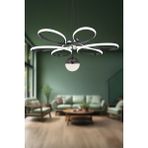 Şık Siyah Modern Sarkıt LED Avize, Salon, Mutfak ve Oda Aydınlatması - Ahşap - Seçenek 1