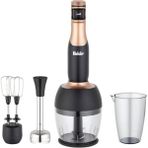 Şık Siyah ve Bakır Renkli Çok Amaçlı Blender Seti - Altın