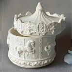 Şık Takı ve Mücevher Kutusu, 12X10 Cm, Özel Tasarım Organizer - Ahşap - Bej - Siyah