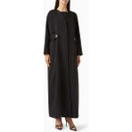 Şık Trench Coat Tarzı Abiye ile Günlük ve Gece Kombinleri Için Modern Kullanım - Siyah - 52