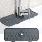 Şık ve Dayanıklı Silikon Lavabo Kenar Koruyucu, Mutfak ve Banyo Için Ideal Kullanım - Antrasit - Seçenek 1