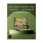 Şık ve Modern LED Pano – Neon Işıklı Silinebilir Akrilik Yazı Tahtası, 7 Renkli Kalem Dahil TYC0854E189A0B2F0A6F81A01
