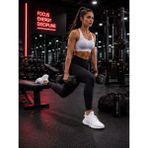 Şık ve Mutlu Hasır Bez Silikon Taban Koşu Gym Ayakkabısı - Beyaz