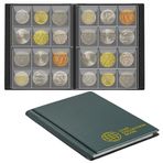 Sikke Koleksiyonu Albümü 120 Cepler - 3x3 cm Para Tutucu Kitap Sikke Depolama Albümü Para Kuruş Çanta Koleksiyoncular için Yeşil CS0112GR