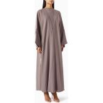 Şıklığın Zirvesinde Üç Parça Abaya Seti Konforlu Kumaş ve Modern Tasarım ile - Toz Pembe - 56