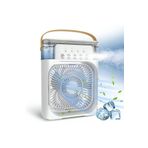 Şıktek Işıklı Soğuk-Sıcak Buharlı Vantilatör Ultrasonik Buhurdanlık Kademe Ayarlı Fanlı Buhar Makinesi