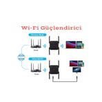 Şıktek Wi-Fi Güçlendirici Sinyal Güçlendirici İnternet Hız Arttırıcı KVK Garantili