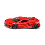 siku 2359, Chevrolet Corvette Stingray, Oyuncak Araba, 1:50, Metal/Plastik, Kırmızı, Kaput ve Açılabilir Kapılar, Değiştirilebilir Tekerlekler