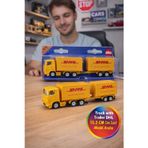 Siku DHL TIR Kamyon Römorklu Diecast Oyuncak Model Koleksiyonluk Metal Çekici Dorse Lisanslı 15.2 CM