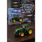 Siku John Deere 6215R Traktör Metal Oyuncak Çiftlik Aracı Koleksiyon Modeli 6.7 CM