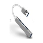 Silabor 4 Port USB 3.0 Hub Çevirici Çoğaltıcı Çoklayıcı Çoklama 4 Portlu USB 3.0 Hub Çoklayıcı - Gri