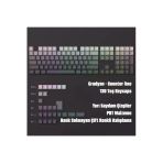 Silabor Contourline - Gradient Keycaps 130 Tuş İki Renkli Tam Set Çatlak Işıklı Tuş Takımı