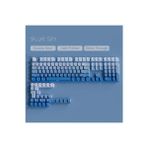 Silabor Gradient Yan Baskı Klavye Tuşları Çift Pbt Klavye Tuşları 130 Key Kiraz Mx Keycaps Oyun Klavyesi - Mavi