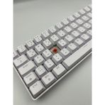 Silabor T60 Beyaz Renk Kırmızı Switch Rgb Mekanik Kablolu Driverli Oyuncu Klavyesi T60 Mini Türkçe Q Klavye