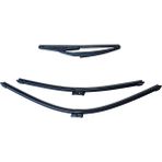 Silbak Fiat Bravo 2008-2013 Ön Cam Arka Cam Silecek Seti - Siyah
