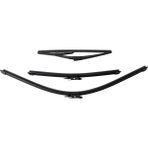 Silbak Fiat Punto Evo 2009-2011 Ön Arka Cam Silecek Silgi Takımı Set - Siyah
