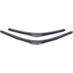 Silbak Renault Megane MK2 2003-2004-2005 60x45 cm Siyah Makyajsız Ön Cam Yeni Hibrit Tip Silecek Takımı