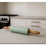 Silcap Silicone Ahşap Saplı Silikon Merdane
