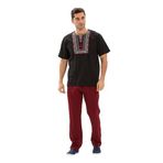 Şile Bezi Cepli Yazlık Erkek Pantolon Bordo Brd