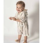 Şile Bezi Çocuk-Bebek Tulum Barbatöz/ Yazlık - Kahverengi - 2 - 3 Yaş