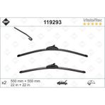 Silecek 55 55 X2 Flatblade-muz Tipi Landrover Dıscovery 3 04 Rangerover Sport 05