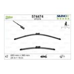 SİLECEK 60 38cm X2 FLAT BLADE-MUZ TİPİ AUDI A1 11 VW POLO 09