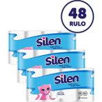Silen 48'li Rulo Sayısı ile Ultra Yumuşak 3 Katlı Tuvalet Kağıdı Parfümsüz Ekonomik Paket
