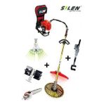 Silen Sırt Tırpan + Zeytin Hasat + Fındık Silkeleme + Dal Budama + Paletli Çapa Makinesi 3.2kw 4.6hp