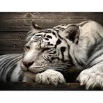 Silent Monsters Fare Altlığı 360 x 250 mm Kumaş Fare Altlığı Beyaz Kaplan - Kaymaz - Oyun Ofisi Ofis Ev Ofisi için - 36 x 25 cm Mouse Pad Mat - Tüm Fare Türleri için Küçük Fare Altlığı